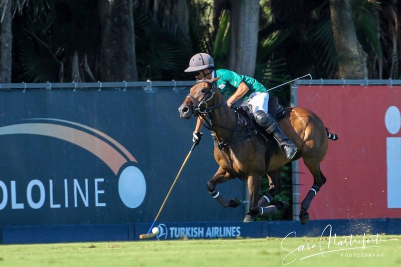 Luis Benmergui at speed in Sotogrande, riding S Soledad